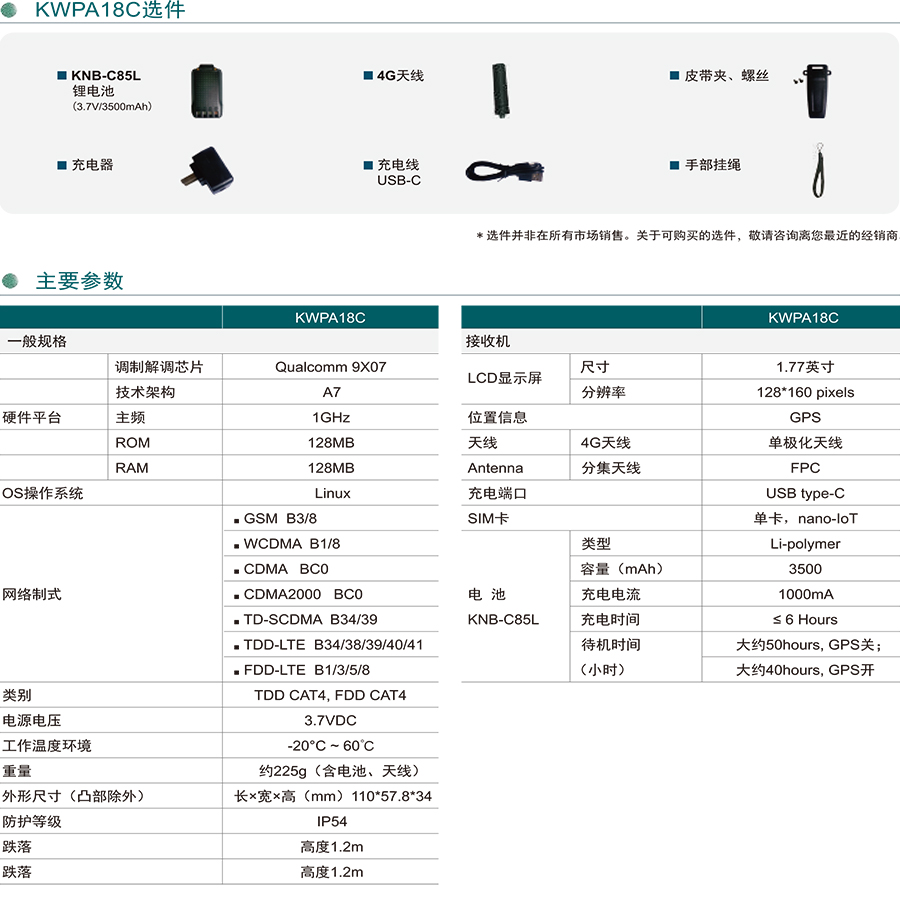 KWPA18C 數(shù)字對(duì)講機(jī)